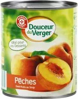 Mängden socker i Pêches demi-fruits au sirop