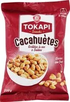 Mängden socker i Cacahuètes Grillées à sec