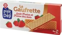 Mängden socker i La gaufrette gout fraise