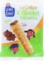 Mängden socker i Crepe gout chocolat noisette