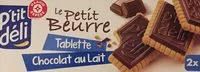 Mängden socker i Biscuit petit beurre P'tit Déli Tablette chocolat lait