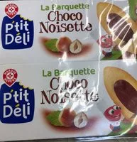 Mängden socker i Barquette choco - noisette