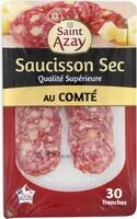 Mängden socker i Saucisson sec au comté 30 tranches