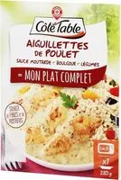 Mängden socker i Aiguillettes de poulet sauce moutarde + boulgour + legumes