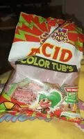 Mängden socker i Acid color tub's