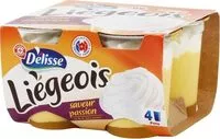 Mängden socker i Liégeois saveur passion x 4