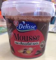 Mängden socker i Mousse au chocolat noir - seau