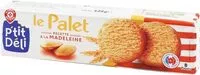 Mängden socker i Le Palet saveur madeleine