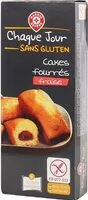 Mängden socker i Cakes fourrés fraise sans gluten x 6