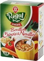 Mängden socker i Bouillon à la chinoise et nouilles