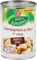 Mängden socker i Champignons de paris