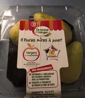 Mängden socker i Poires mûres à point