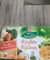 Mängden socker i 8 palets de légumes