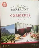 Mängden socker i Corbières A.O.C. - Bag-in-Box®