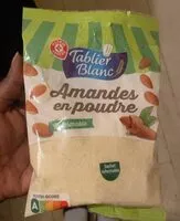 Mängden socker i Amandes en poudre