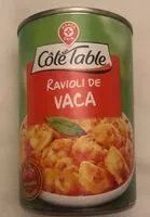 Mängden socker i Ravioli de vaca