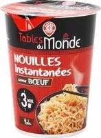 Mängden socker i Nouilles asiatiques instantanées saveur boeuf - cup