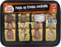 Mängden socker i Assortiment de petits pâté en croute nature et poulet/moutarde