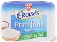Mängden socker i Fromage à tartiner nature -25% de sel réduit