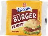 Mängden socker i Tranches de fromage fondu à la raclette pour burger x 8