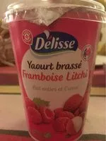 Mängden socker i Yaourt gourmand brassé framboise et litchi