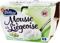 Mängden socker i Mousse à la liégoise saveur pistache