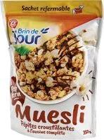 Mängden socker i Muesli popcorn aux pépites croustillantes
