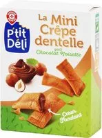 Mängden socker i Mini crêpe dentelle goût chocolat noisette