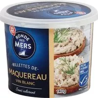 Mängden socker i Rillettes de maquereau vin blanc