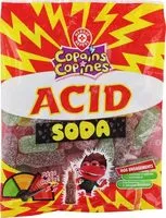 Mängden socker i Gélifiés soda acide