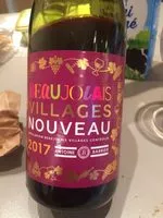 Mängden socker i Beaujolais villages nouveau A.O.C. 2017