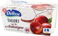 Mängden socker i Yaourts gourmands au lait entier sur lit de châtaigne