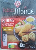 Mängden socker i 4 nems à la crevette et au crabe