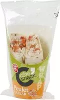 Mängden socker i Wrap poulet sauce caesar