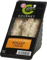 Mängden socker i Sandwich Club Gourmet poulet caesar