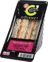Mängden socker i Sandwich Club Gourmet jambon cheddar