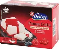 Mängden socker i Panna cotta sur lit de fruits rouges