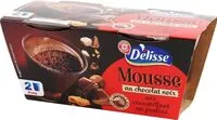 Mängden socker i Mousse au chocolat noir sur croustillant praliné