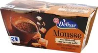 Mängden socker i Mousse au caramel au beurre salé sur croustillant praliné