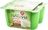 Mängden socker i Délice soja saveur pistache 4 x 100 g