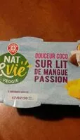Mängden socker i Douceur Coco sur lit de mangue passion