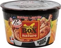 Mängden socker i Box de poulet nature à partager