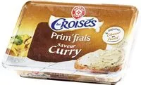 Mängden socker i Fromage à tartiner saveur curry 16% Mat. Gr.