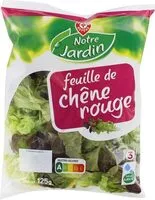 Mängden socker i Feuille de chêne rouge