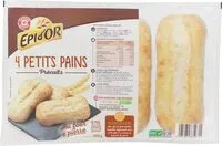 Mängden socker i 4 Petits Pains Précuits