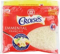 Mängden socker i Emmental Français râpé