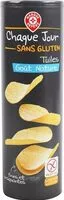 Mängden socker i Chaque jour sans gluten tuiles gout nature