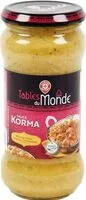 Mängden socker i Sauce korma