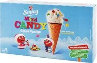 Mängden socker i Mini candy cones glace vanille bonbons x 8