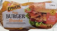 Mängden socker i Pain burger géant brioche